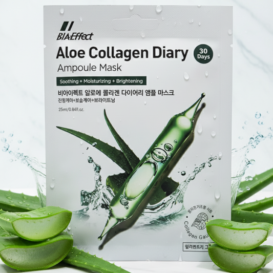 Mascarilla Diaria Ampolla Aloe Collagen de BIAEffect