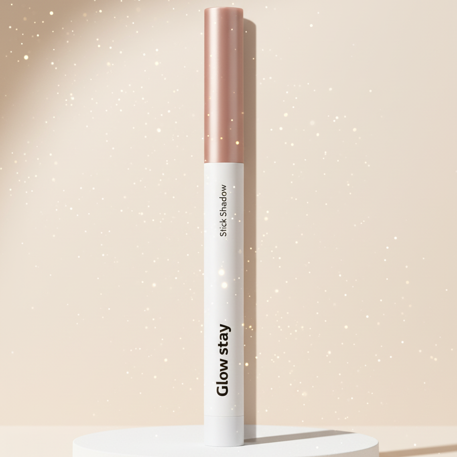 The Saem - Sombra para Ojos en Barra Larga Duración Glow Stay Mocha Bebe #BR01