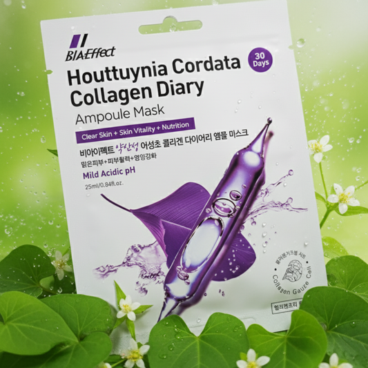 Mascarilla Diaria Ampolla Colágeno Houttuynia Cordata de BIAEffect